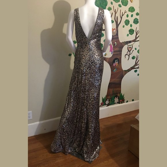 Jonathan Simkhai SUTTON Speckle Persian Cat Gown - Picture 8 of 10